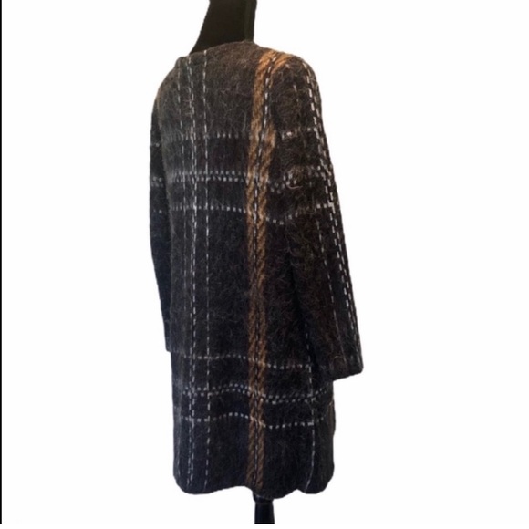 Cleo classic cozy open front long sleeve knit sweater cardigan medium petite - Picture 3 of 12